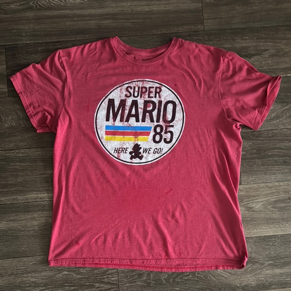 Super Mario 85 Red Graphic T-Shirt